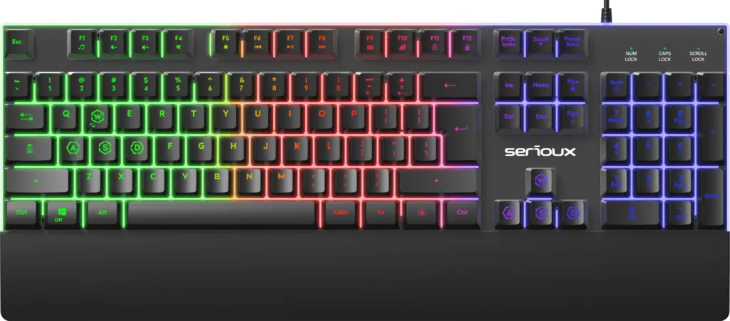 Tastatura gaming Serioux Nexor RGB USB