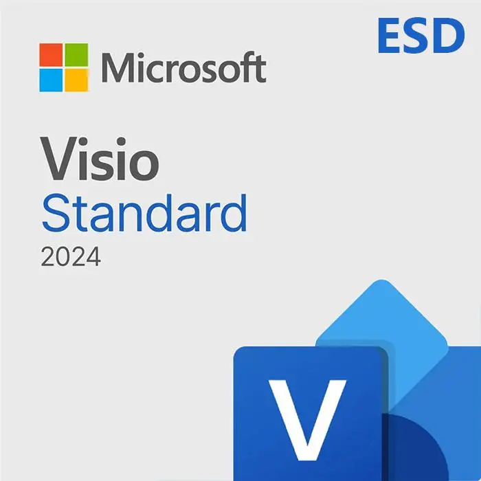 Microsoft Visio Standard ESD licență 1 PC EP2-07167