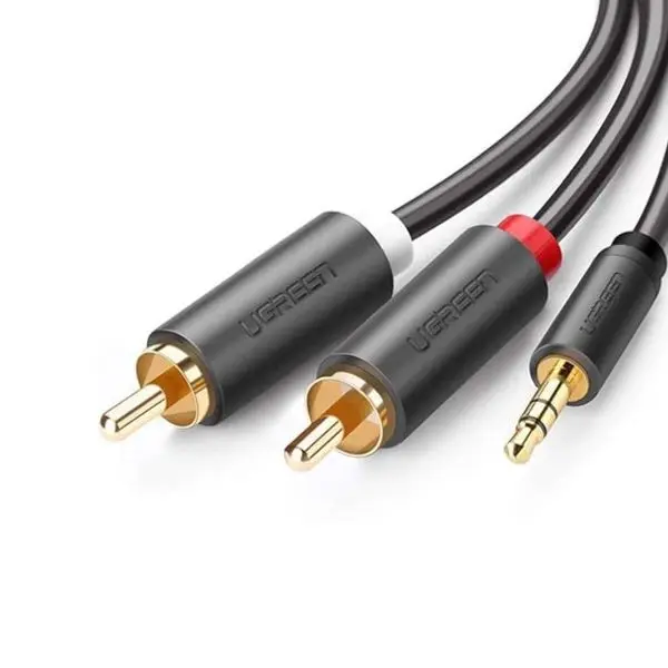 Cablu audio Ugreen AV102 10512 3m jack RCA gri