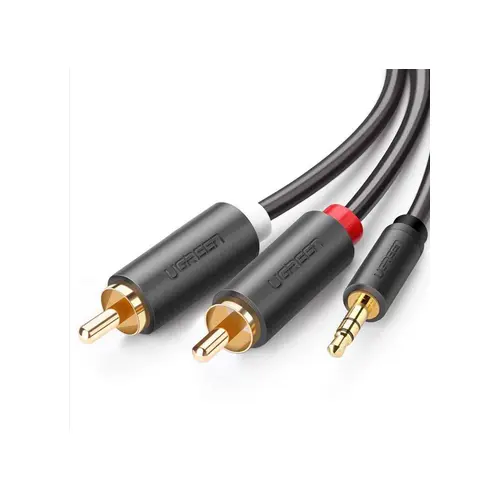 Cablu audio Ugreen AV102 10510 2m jack RCA gri