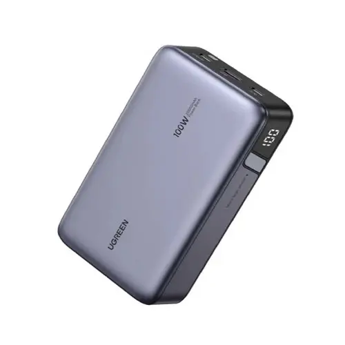 POWER BANK Ugreen „PB720”, 20000mAh, 100W, 1 x USB Type-C input, 2 x USB Type-C output, 1 x USB output, gri, „25188” (timbru verde 0.98 lei) – 6941876221882