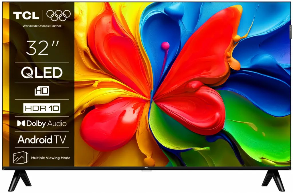 QLED TV HD 32”(80cm) TCL 32S41K