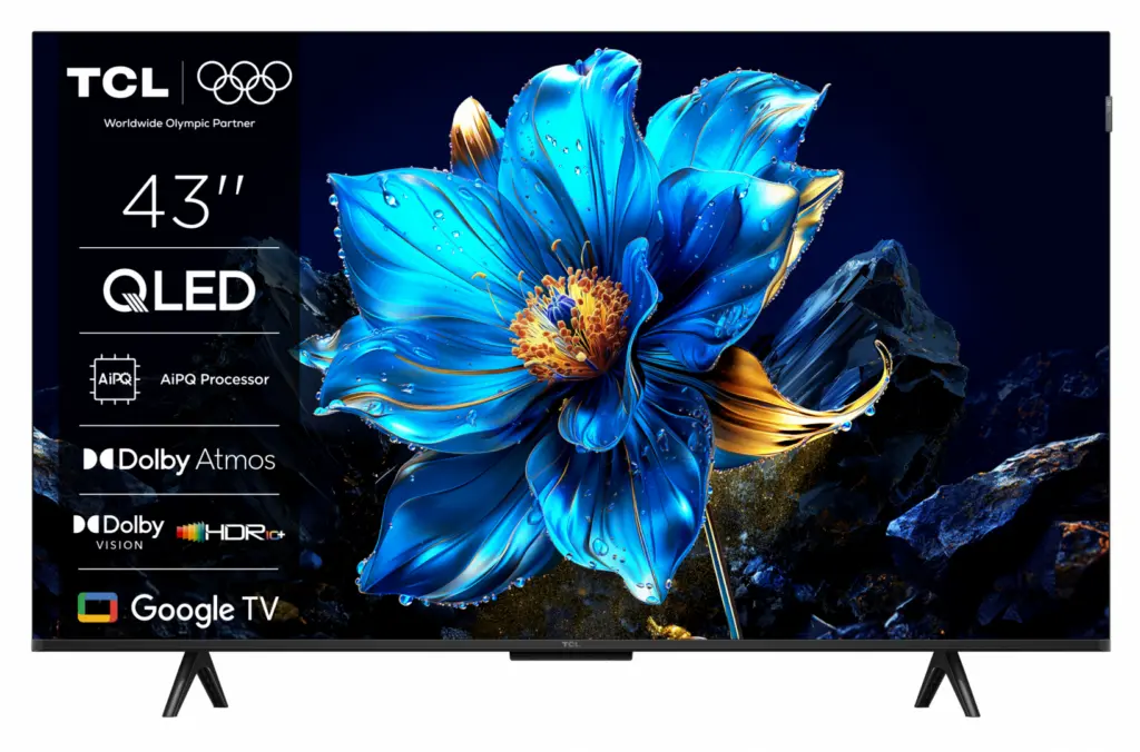 QLED TV 4K 43”(108 cm) TCL 43P7K