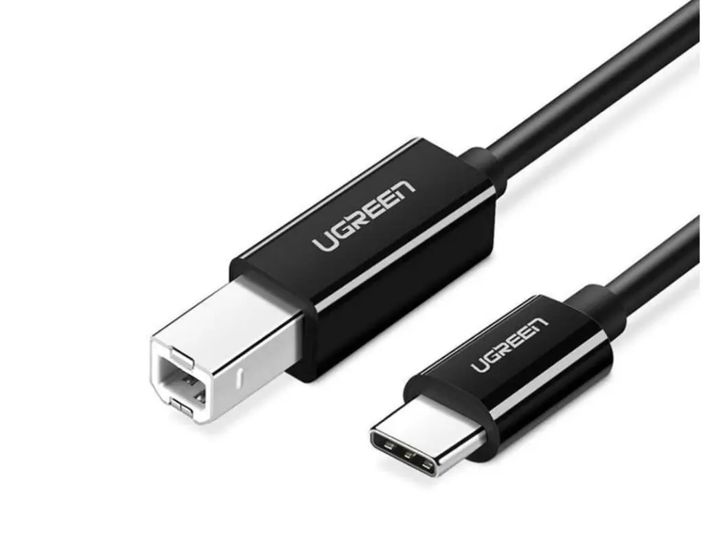 Cablu imprimantă Ugreen US241 50446 USB-C USB-B 2m negru