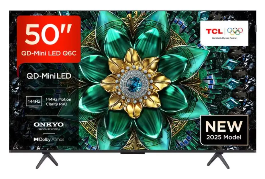 Mini LED TV 4K 50”(126 cm) TCL 50Q6C