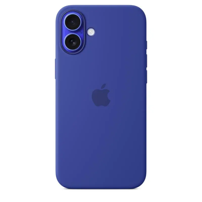 iPHONE CASE 16 PLUS SILICONE BL