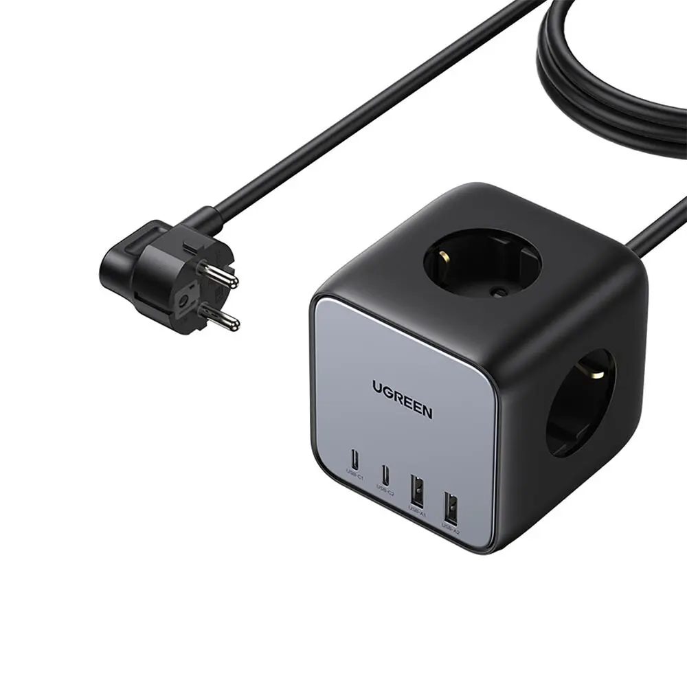 Incarcator retea Ugreen CD268 65W gri Powerstrip