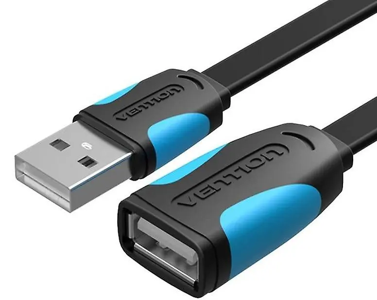 Cablu prelungitor Vention, USB 2.0 (T) la USB 2.0 (M), 1.5m, 480 Mbps, , PVC, negru, „CBIBG” (timbru verde 0.08 lei) -6922794748507