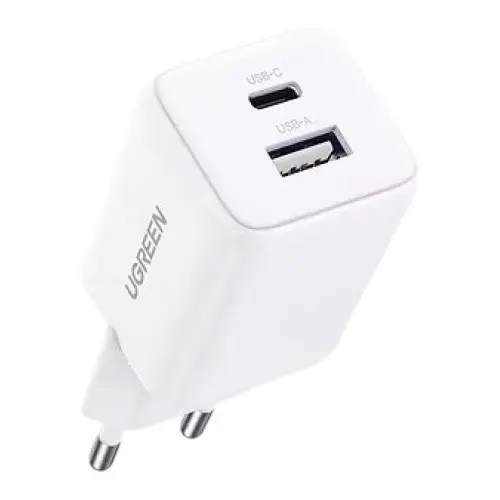 Încărcător rețea Ugreen X514 20W GaN USB-C USB alb
