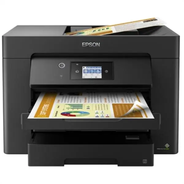 Multifunctional Inkjet Color Epson WF-7830DTWF, A3, Functii: Impr.|Scan.|Cop, Viteza de Printare Monocrom: 25ppm, Viteza de printare color: 25ppm, Conectivitate:USB|Ret, Duplex:Nu, ADF:Nu(incl.TV 11lei), „C11CH68403”