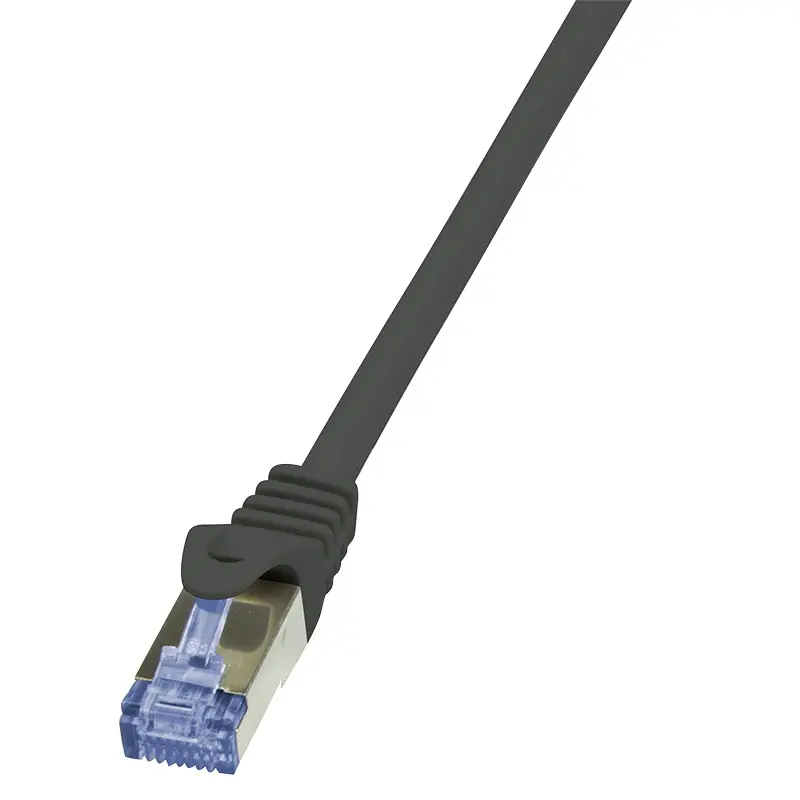Patch cord S/FTP LogiLink Cat6a 2 m negru LSZH CQ3053S