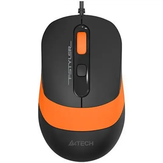 Mouse A4Tech FM10 Orange cu fir 1600 DPI