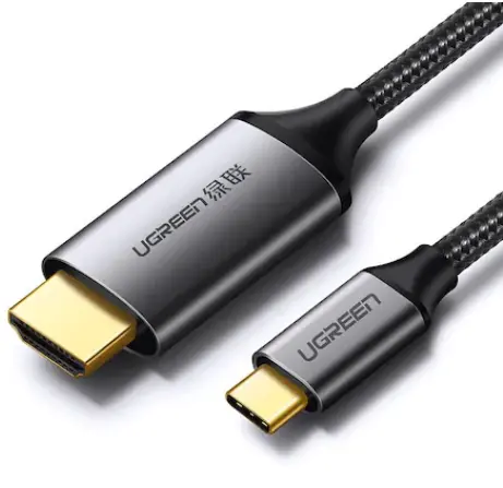 Cablu USB-C HDMI Ugreen MM142 1 5m 4K 60 Hz negru