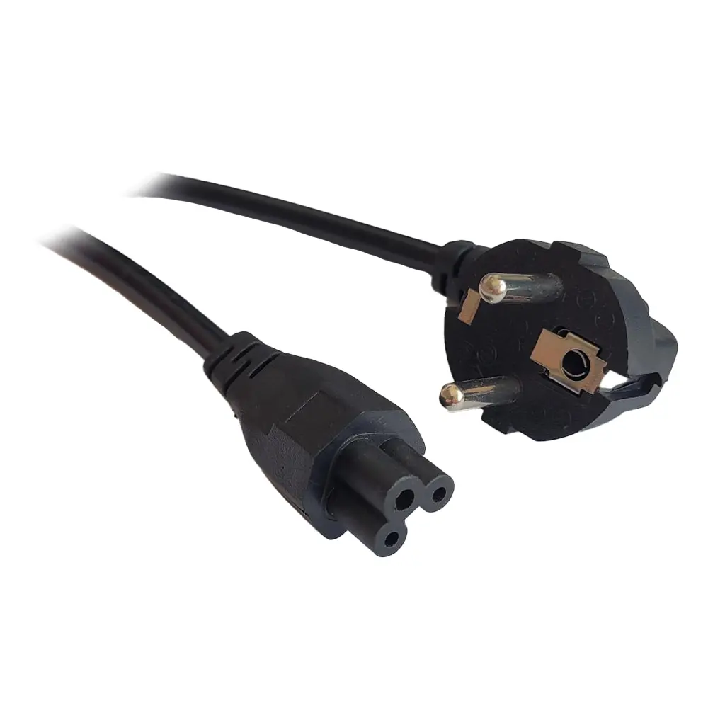 Cablu alimentare Spacer Schuko C5 1 8m 10A negru