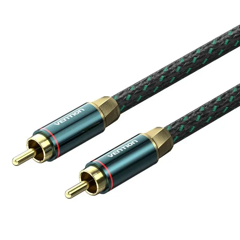 Cablu audio Vention BCTGH RCA-RCA 2m verde coaxial