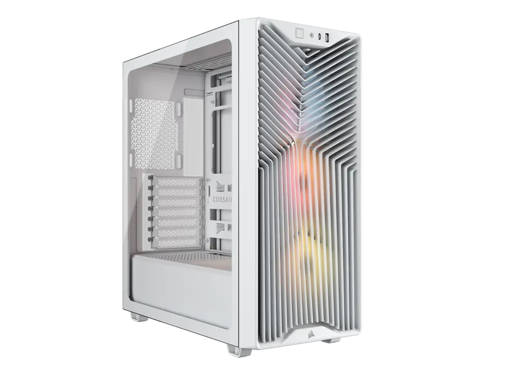 Carcase Corsair 3200D RS ARGB Mid-Tower alba CC-9011345-WW