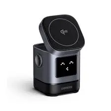 Incarcator wireless Ugreen W709 15W gri Qi