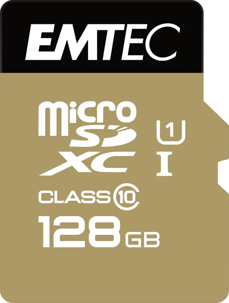 Card memorie Gold Elite 128 GB microSDHC, Memory Card (Class 10 UHS-I (D1)) „ECMSDM128GXC10GP” (timbru verde 0.03 lei)