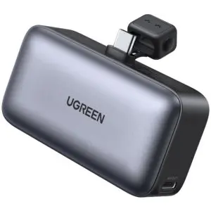 Power bank Ugreen PB503 5000 mAh 20W USB-C integrat gri