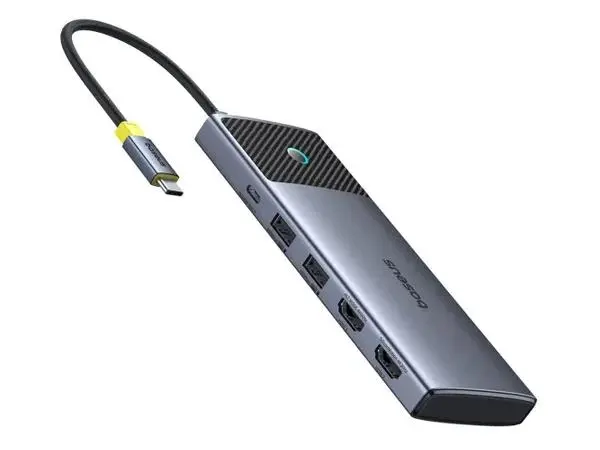 Docking Baseus Metal Gleam Series II 7-in-1 USB-C gri