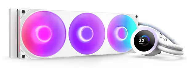 Cooler lichid NZXT Kraken Plus 360 RGB alb RL-KR360-W2