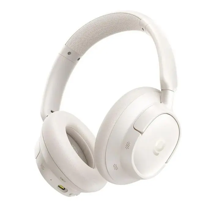 Căști Baseus Bass BH1 NC wireless albe over-ear