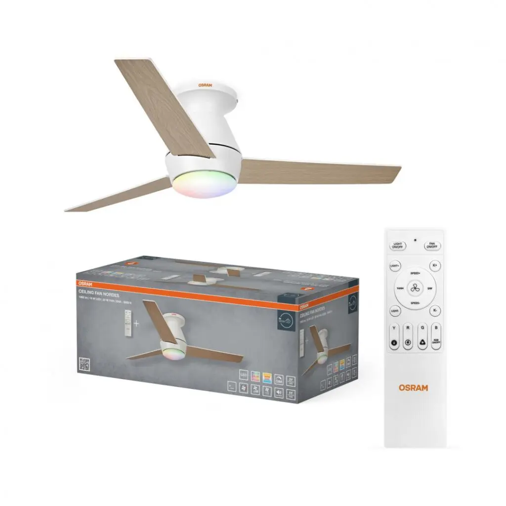 CEILING FAN NORDES 1065 38W CCTRGB OSRAM