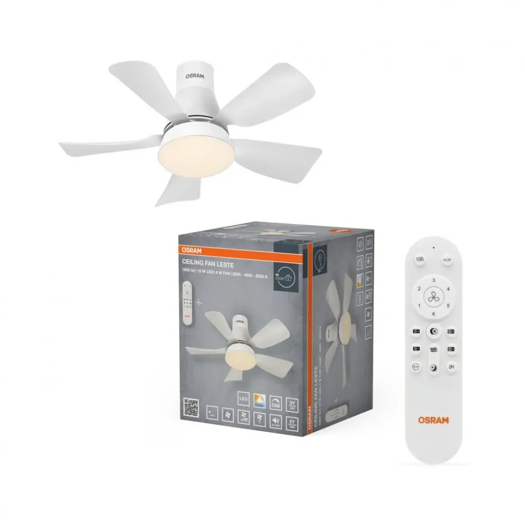 CEILING FAN LESTE 445 21W CCT OSRAM