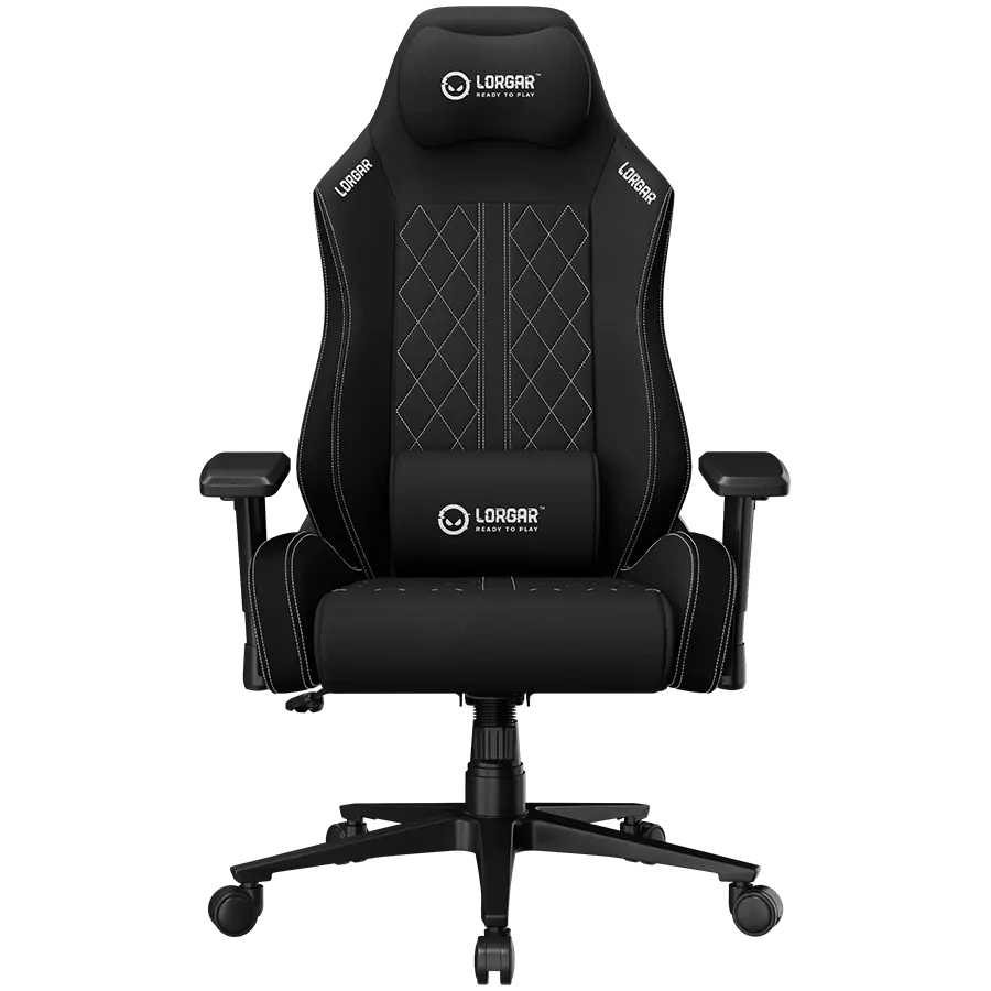 Scaun gaming Lorgar CHA41 Advanced negru/alb