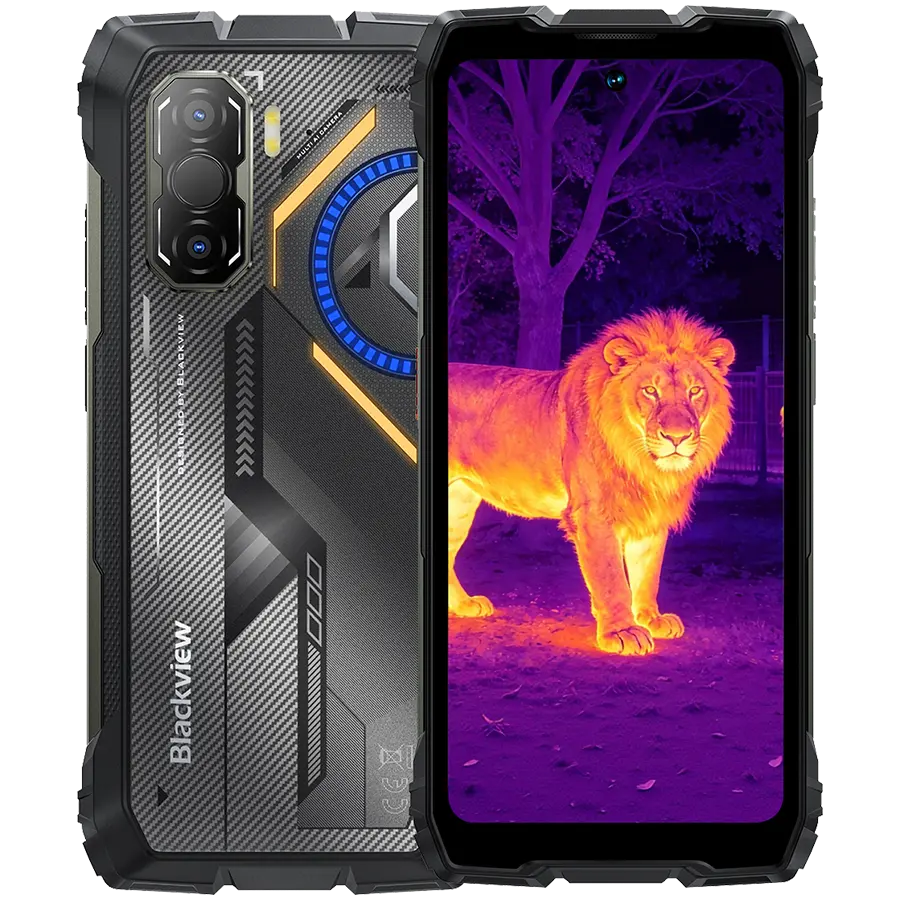 Blackview ROCK 3 LTE 6.78-inch FHD+ 2460×1080 120Hz 8+256GB MT Helio G100 Octa-Core 2.2GHz 50MP Front 108MP Rear Thermal imaging camera NFC FG MIL-STD-810H 10000mAh Wireless Charging Fingerprint Android 16 Bk „BVROCK3_BK_EU” (timbru verde 0.45 lei)