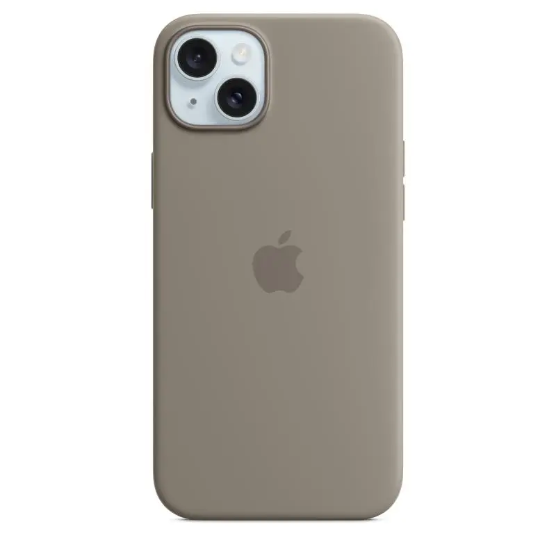Husă iPhone 15 Plus Apple silicon MagSafe Clay