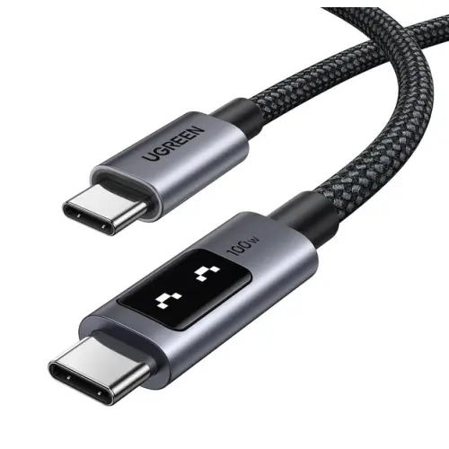 Cablu Ugreen 35512 USB-C 100W 2m gri impletit