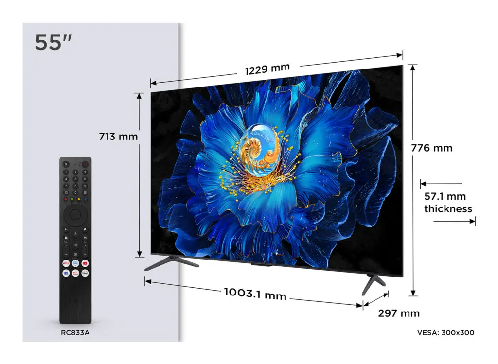 Televizor TCL 55C69KS Mini LED 4K 55 inch