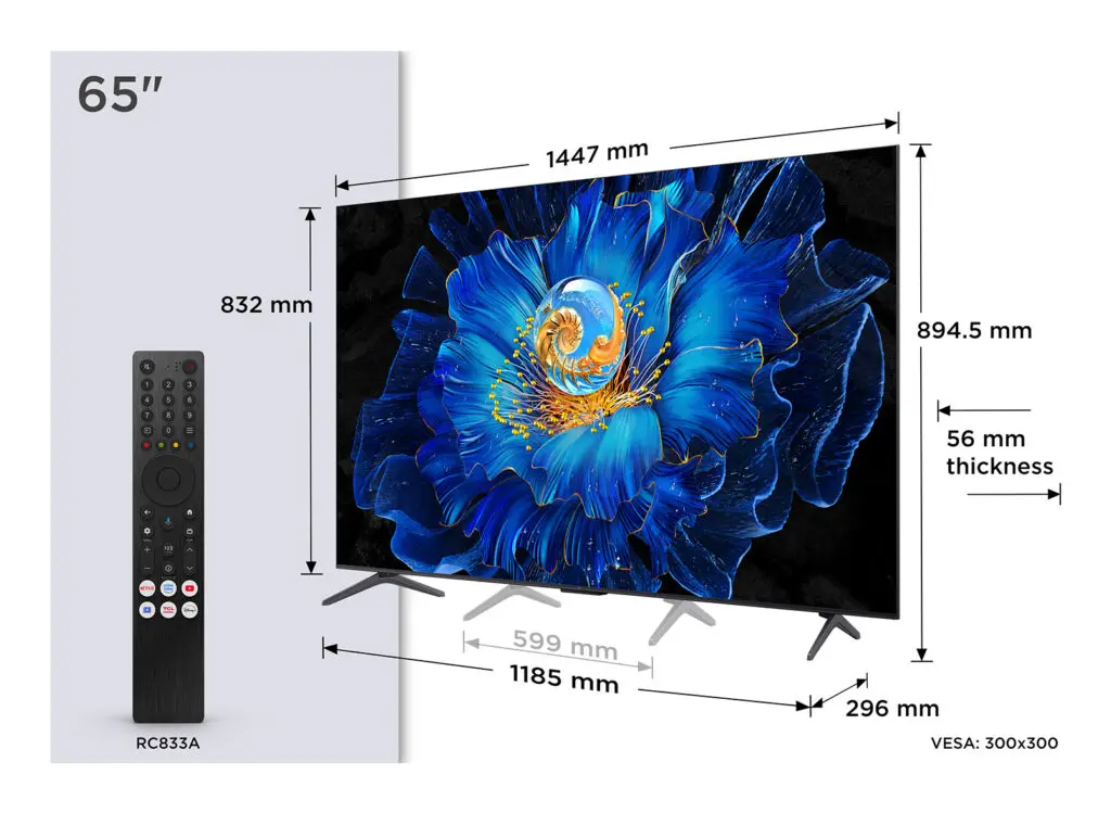 Televizor TCL 65C69KS Mini LED 4K 65 inch
