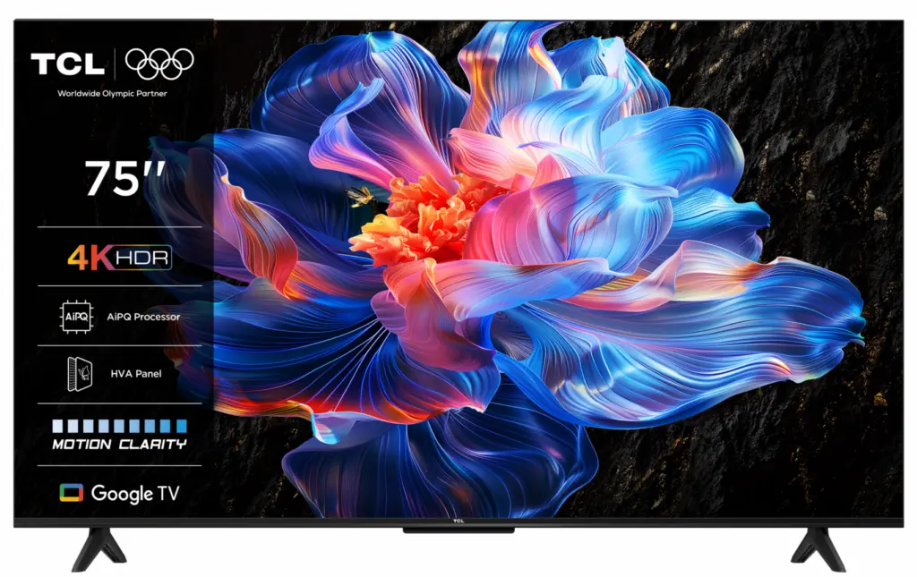 Televizor LED TCL 75P6K 75 inch 4K HDR Google TV