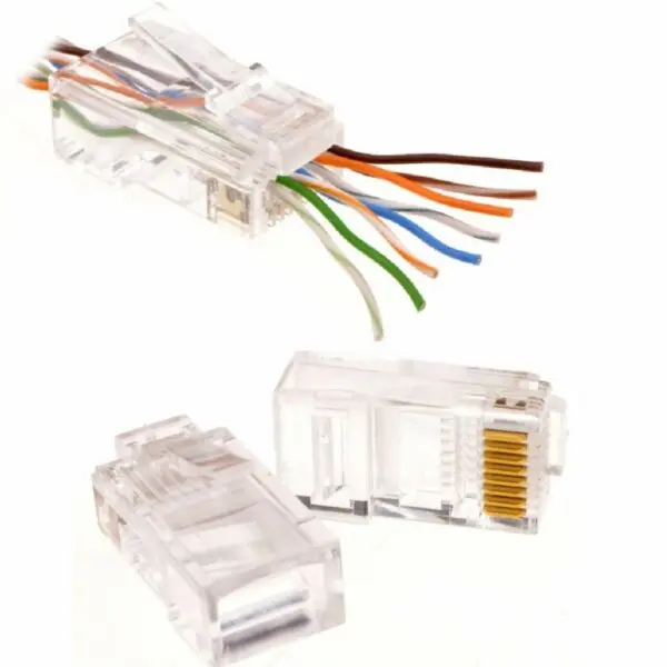 Mufa RJ45 Spacer Cat6 PassThrough 100 buc