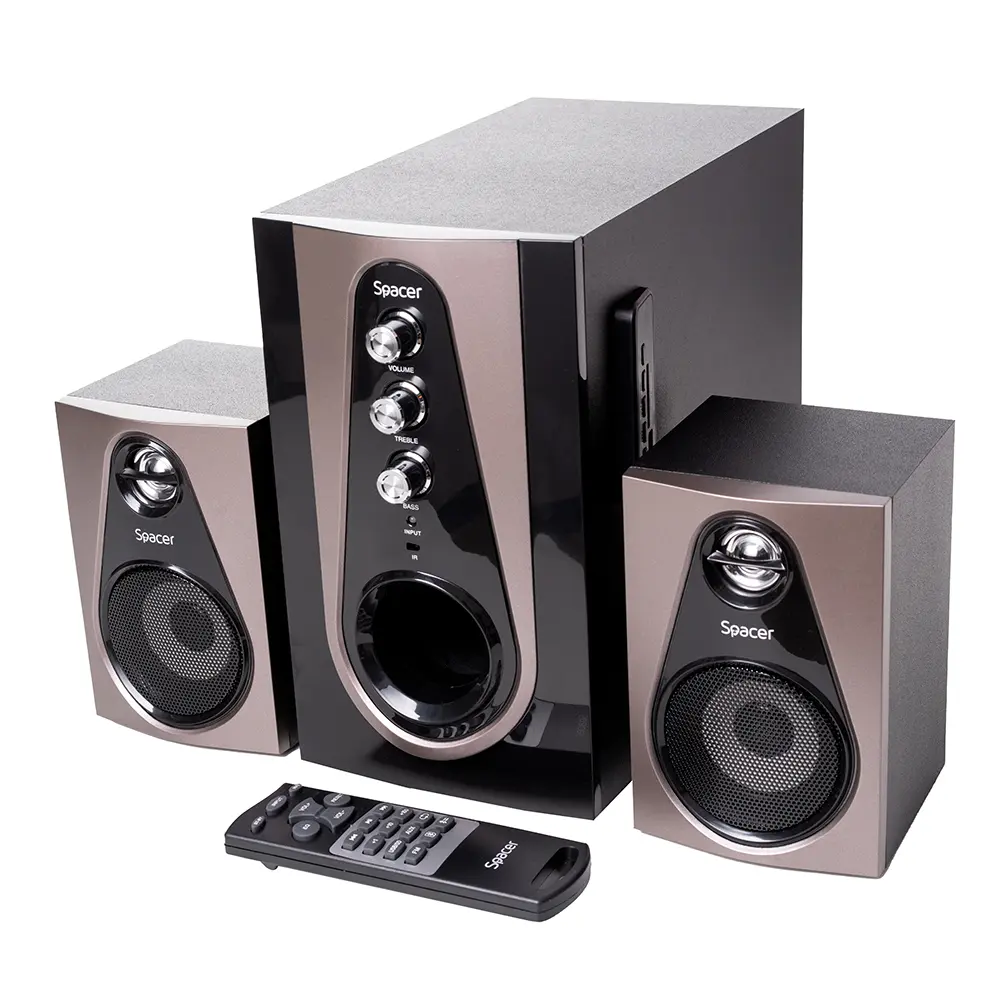 Boxe Spacer 2.1, 20W RMS, telecomanda