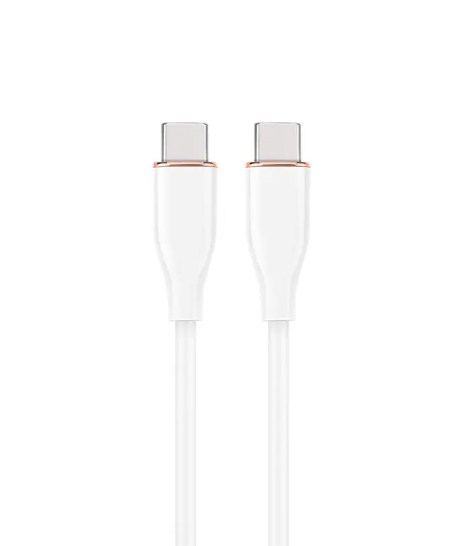 Cablu USB-C Gembird silicon 1-5m CC-USB2S-CMCM-1-5M-W