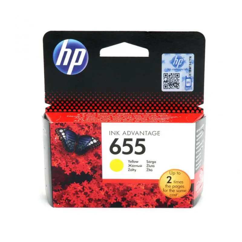Cartuș inkjet HP 655 galben CZ112AE