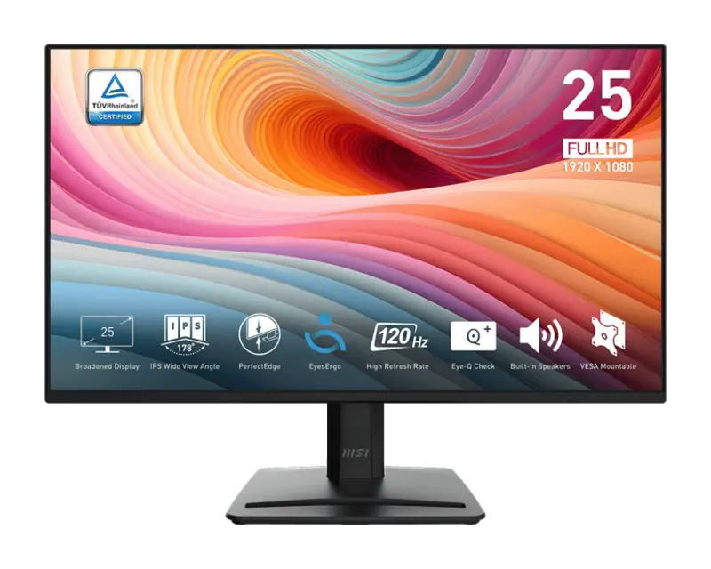 Monitor MSI PRO MP252 E2 24.5″ FHD IPS 120Hz