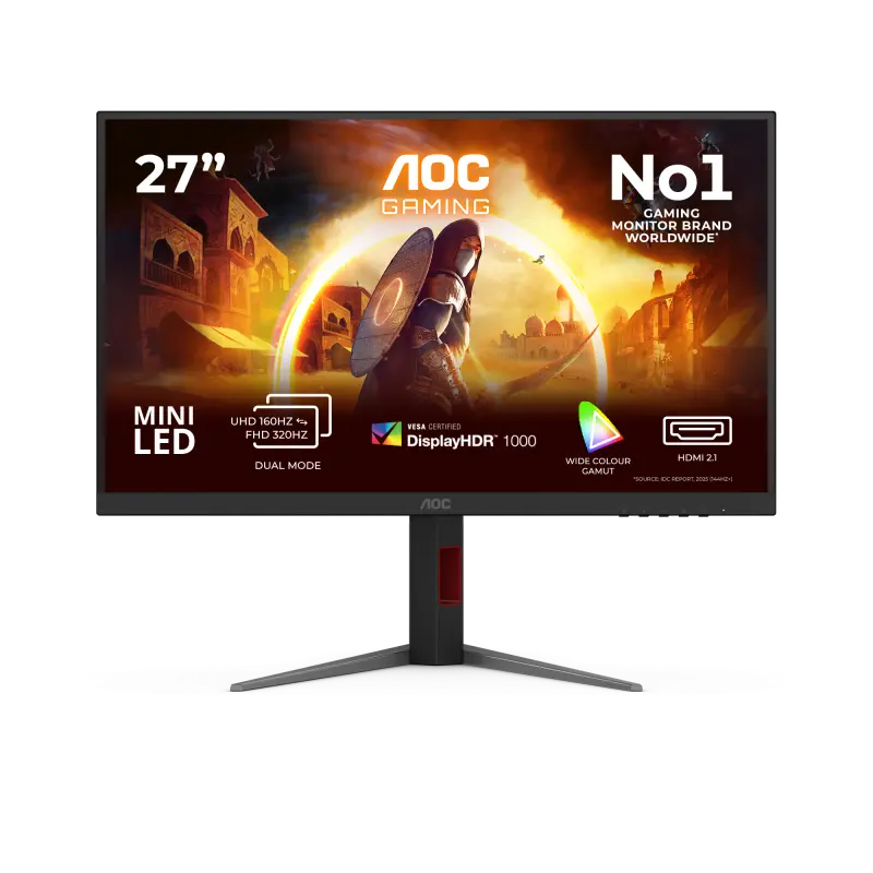 Monitor AOC U27G4XM 27 inch 4K Mini-LED 160 Hz