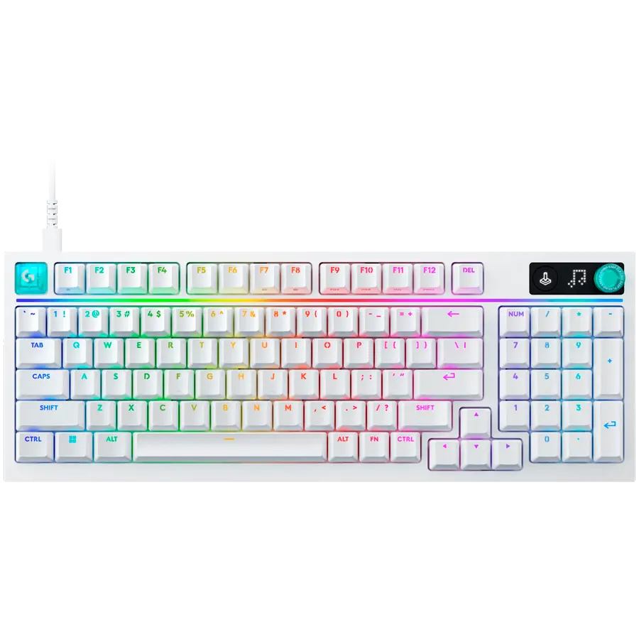 Tastatură Logitech G316 X 98 albă tactile US