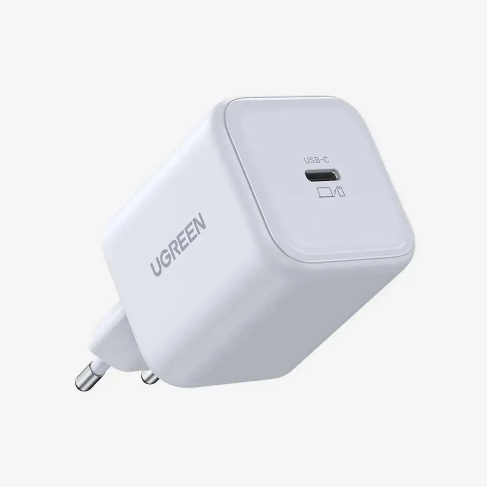 INCARCATOR retea Ugreen GaN „X524” Quick Charge 45W, 1 x USB Type-C, alb „65053” (timbru verde 0.18 lei)