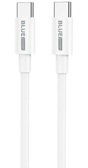 Cablu Blue Power USB-C 100W 1m alb