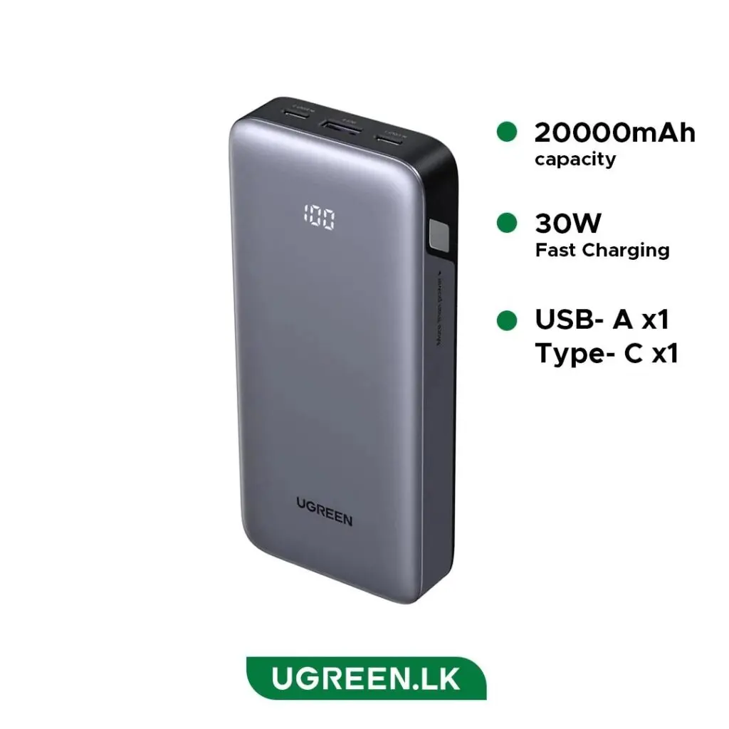 Power bank Ugreen Nexode 20000mAh 30W gri