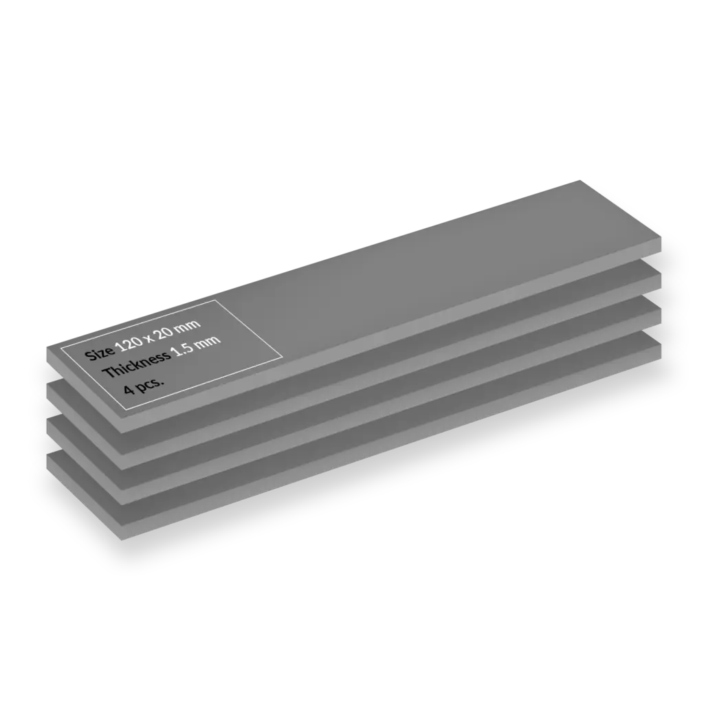 Pad termic Arctic TP-4 4 buc 120×20 mm 1,5 mm
