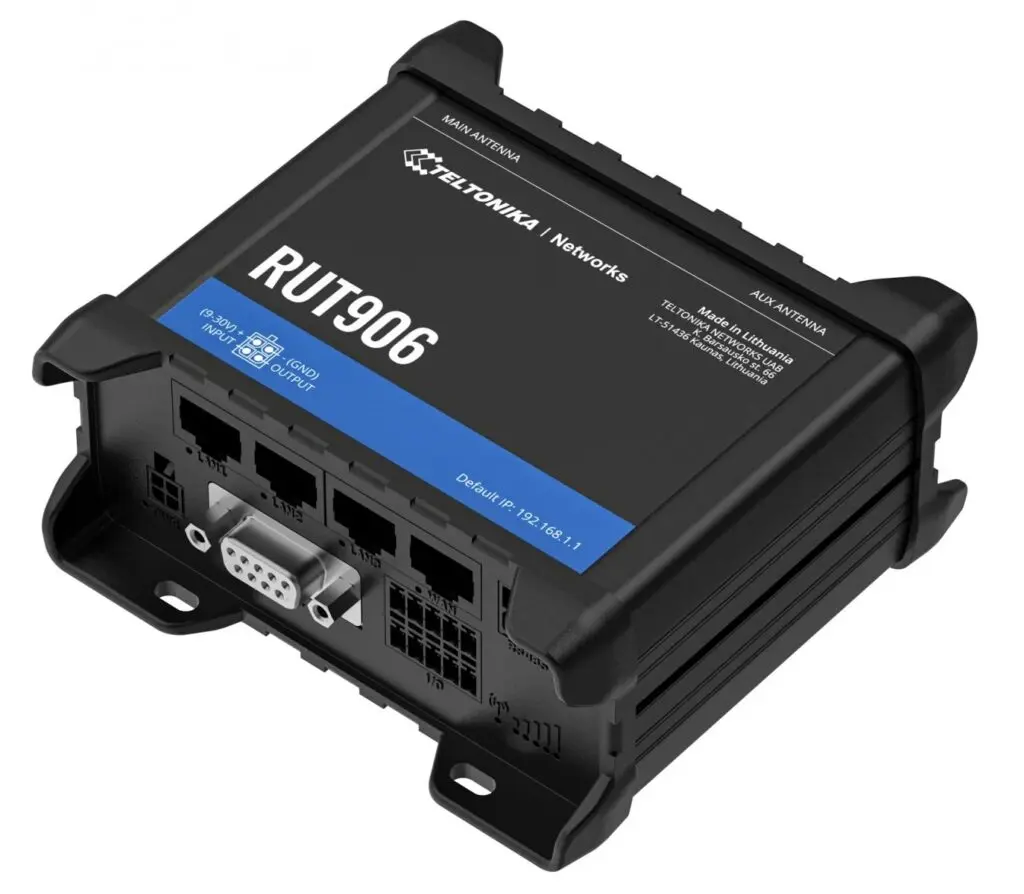 Router Teltonika RUT906 4G industrial RS232 RS485