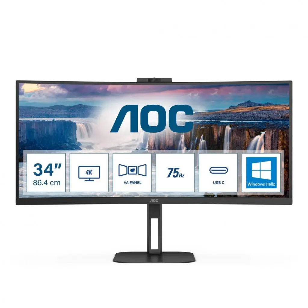 Monitor AOC CU34V5CW/BK 34 inch UWQHD 100Hz curbat