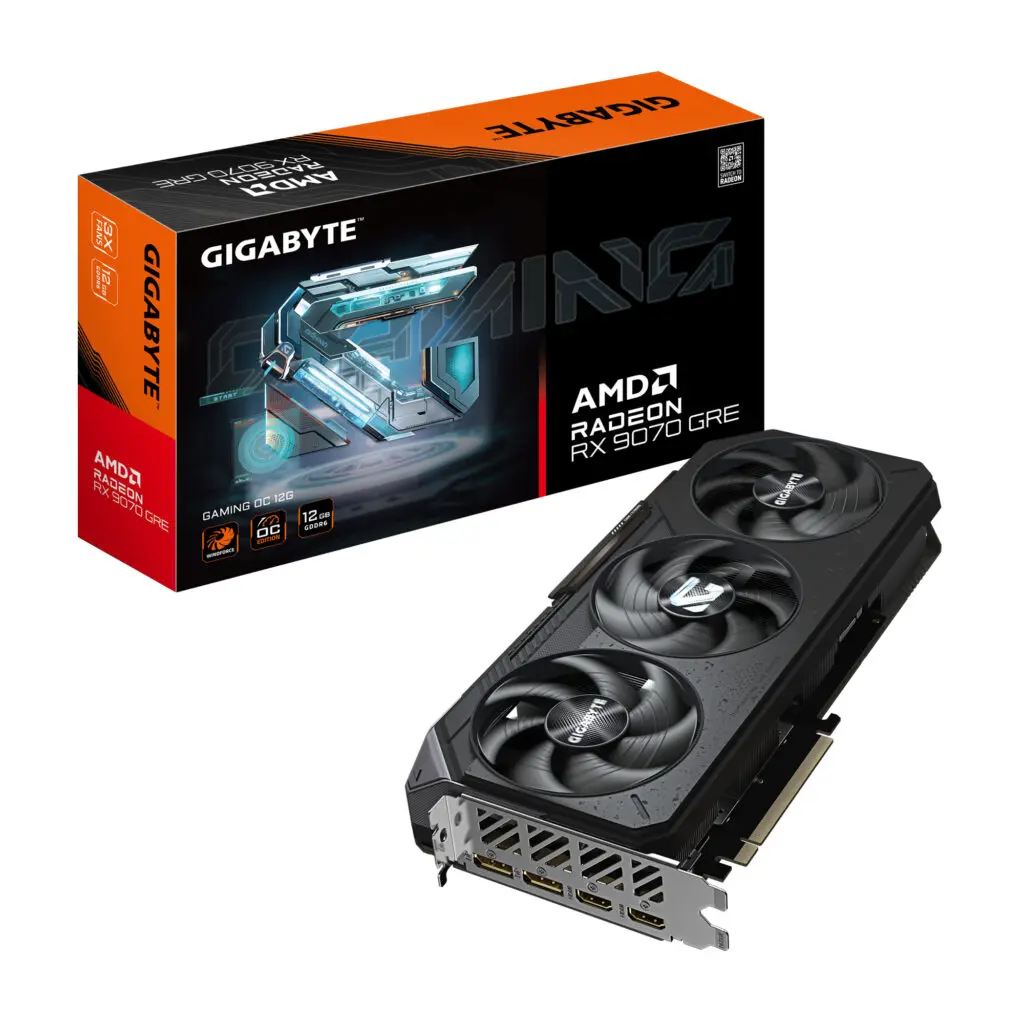 Placă video Gigabyte RX 9070 GRE Gaming OC 12GB