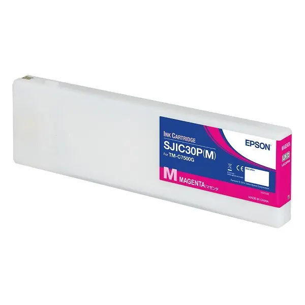 Cartus Cerneala Original Epson Magenta, SJIC30P, pentru TM-C7500G, 294.3ml, (timbru verde 1.2 lei), „C33S020641”